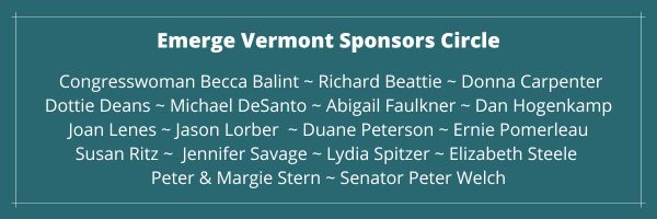 Emerge Vermont's Sponsors Circle Members