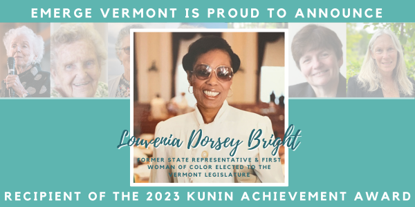 2023 Kunin Award Recipient Louvenia Dorsey Bright