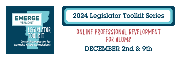 2024 Legislator Toolkit Series